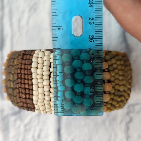 5 for $25 MANGO Beaded Cuff - Picture 7 of 7